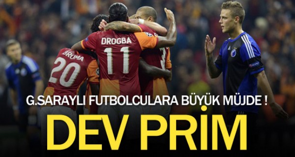 Galatasaray'a dev prim